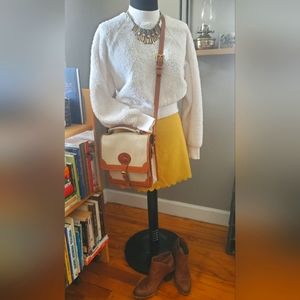 Super soft crew/mock neck fleece sweater